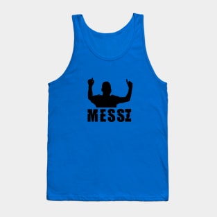 Messi (in black silhouette) Tank Top